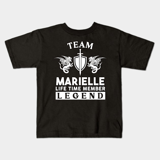 Marielle Name T Shirt - Marielle Life Time Member Legend Gift Item Tee Kids T-Shirt by unendurableslemp118